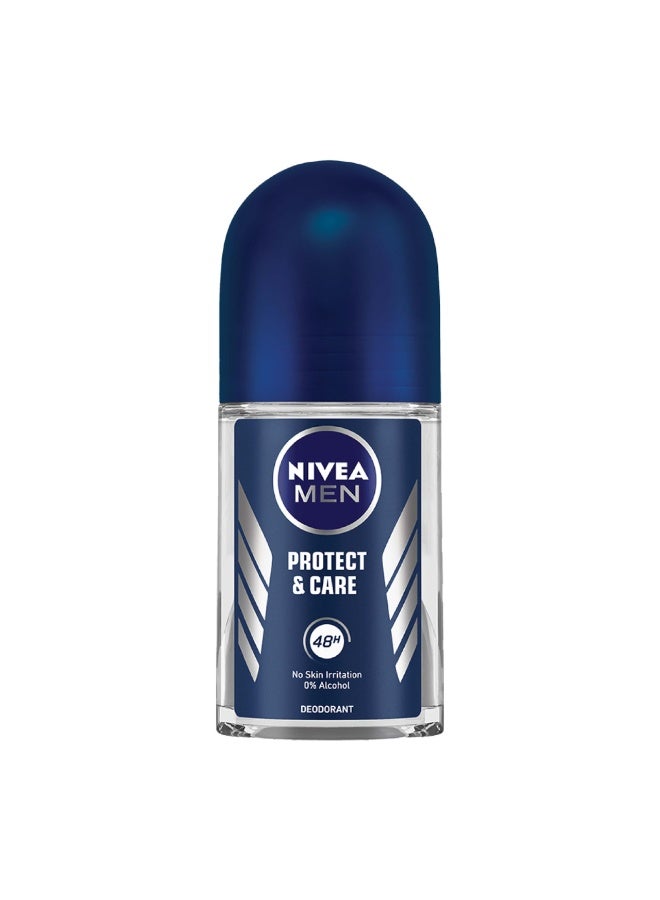 Nivea PROTECT & CARE, SILVER PROTECT ANTIBACTERIAL (PACK OF 2) Deodorant Roll-on - For Men & Women (100 ml, Pack of 2) - Image 3